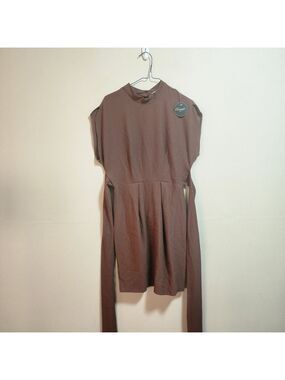 Closet london kimono pencil dress with tie color chocolate size 10
